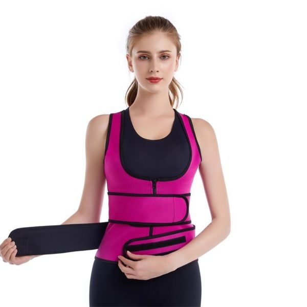 neoprene waist trainer, workout trimmer, sweat corset