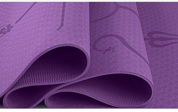 Non-Slip TPE Yoga Mat, Position Line, Beginner, Premium Quality, Stability, Yoga Practice, best yoga mat