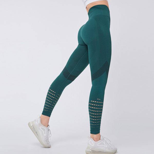 Cutout Yoga Trousers, Women's Activewear, Trendy Yoga Bottoms, Comfortable Workout Pants