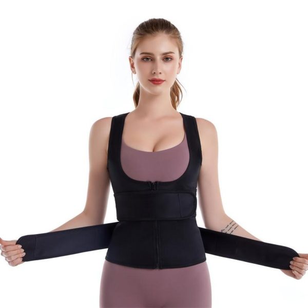 neoprene waist trainer, workout trimmer, sweat corset