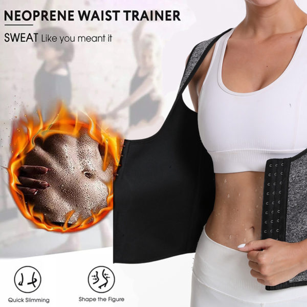 neoprene waist trainer, workout trimmer, sweat corset