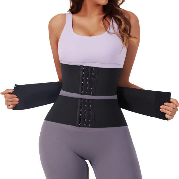 sports training corset, double belt, corset