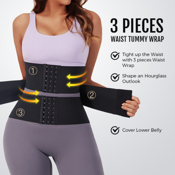 sports training corset, double belt, corset