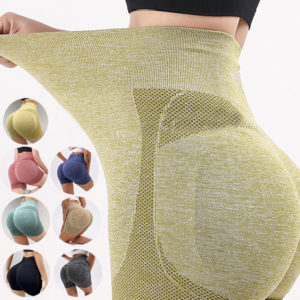 Fitness Yoga Shorts, Butt Lifting Leggings, Seamless Gym Pants, Women's Activewear