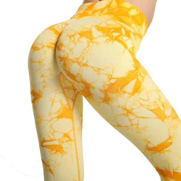 Tie Dye Butt Lift Yoga Sweatpants Pants For Women - Image 6