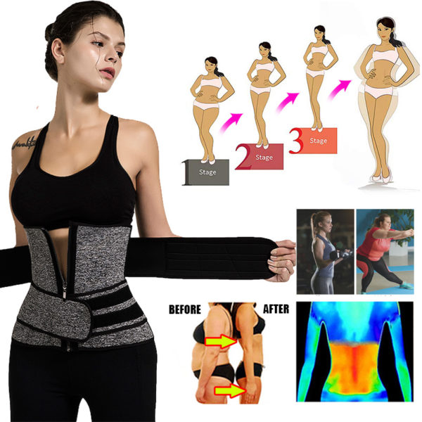 Multiple Belt Shapewear Bodysuit And Waist Trainer - Image 4