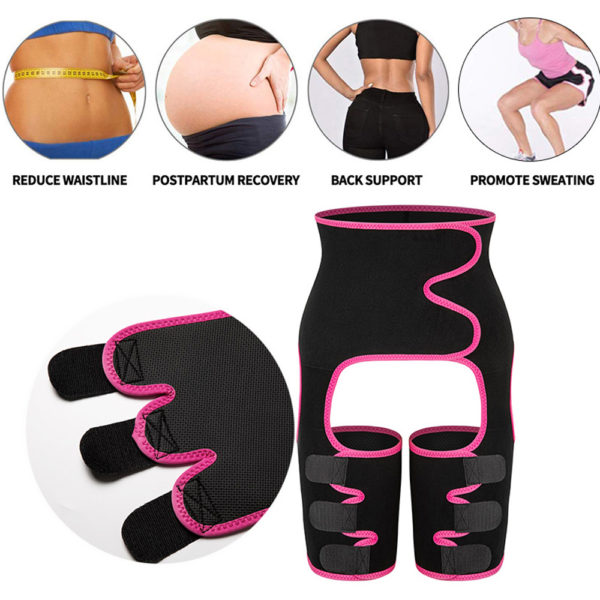 Thigh trimmer, butt lifter, 3 in 1 adjustable belt, high waist