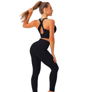 tik tok, high waist, Women's Black Leggings, TIK Tok Style, Bubble Textured Fashion, Trendy Activewear