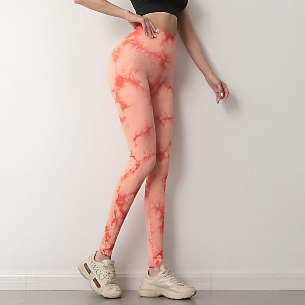 Tie Dye leggings, seamless push up, workout gym tights