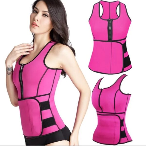 waist trainer vest red featured