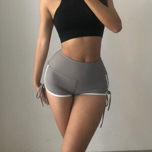 high waist, slim fit, sport shorts, slim tight shorts, slim fit women tights