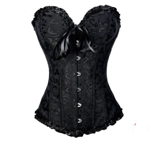 Sexy Lace Push-Up Corset for Plus Size Women - Image 5