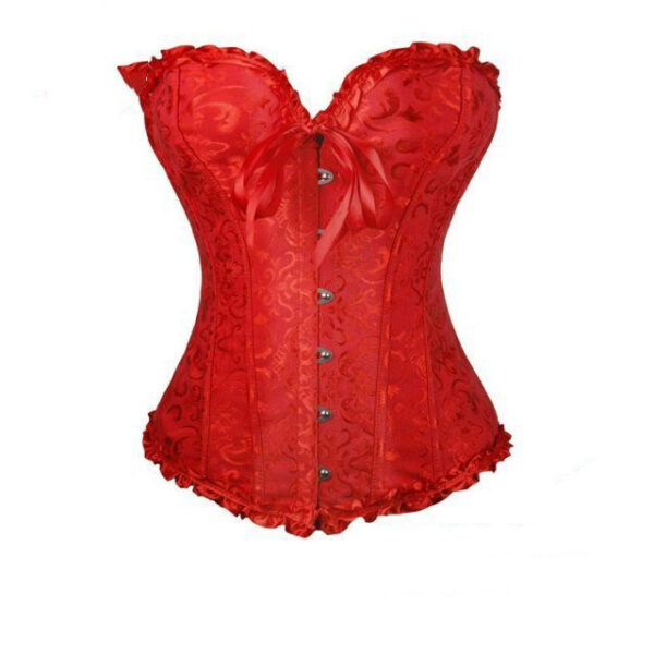 Sexy Lace Push-Up Corset for Plus Size Women - Image 3