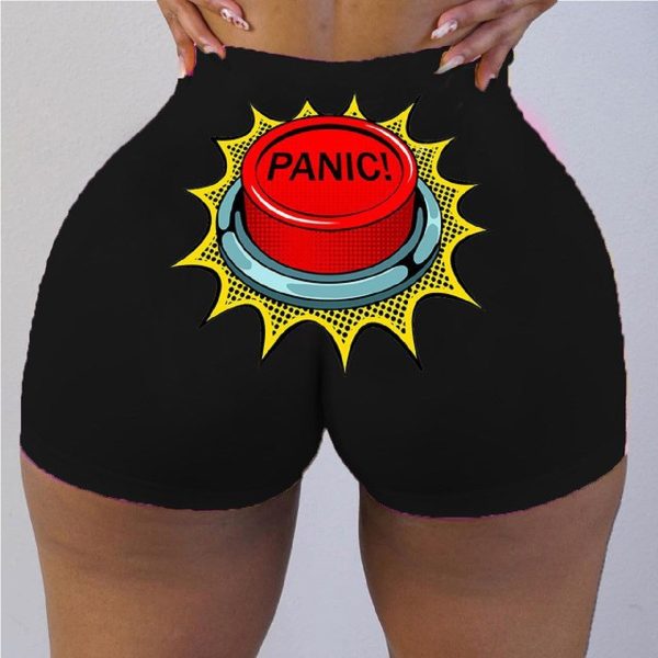 booty shorts big booty black panic