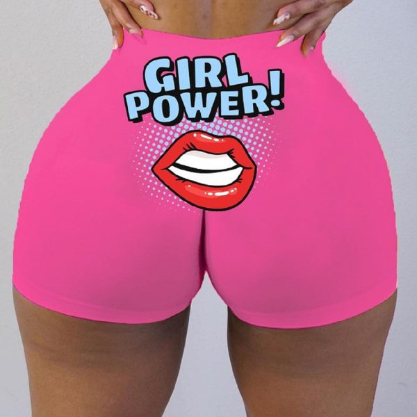 booty shorts big booty pink girl power