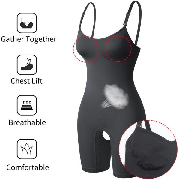 Women's Tummy Control Shapewear Bodysuit - Image 9