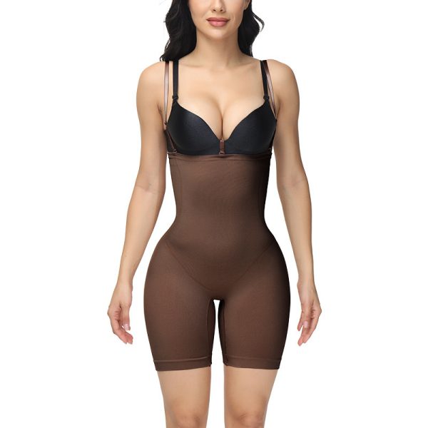 Tummy Control Panty Suspender Seamless Bodysuit - Image 3