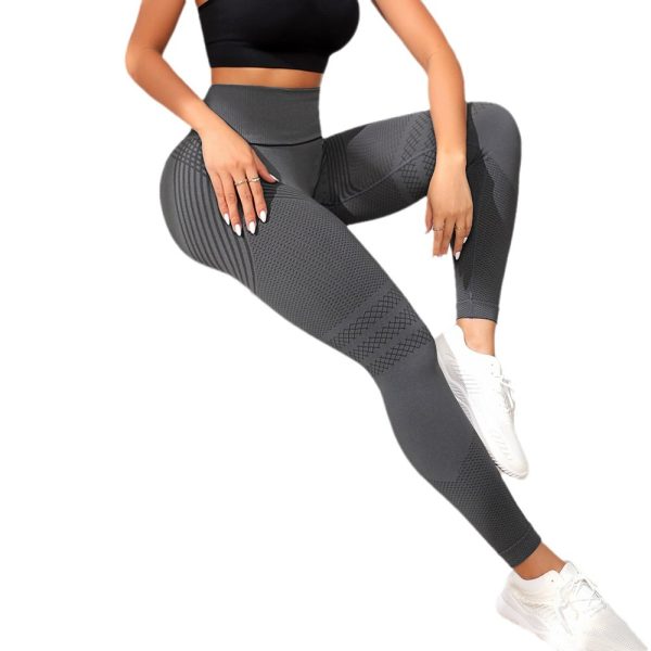 Women Hip Lifting High Waist Stretch Leggings - Image 9